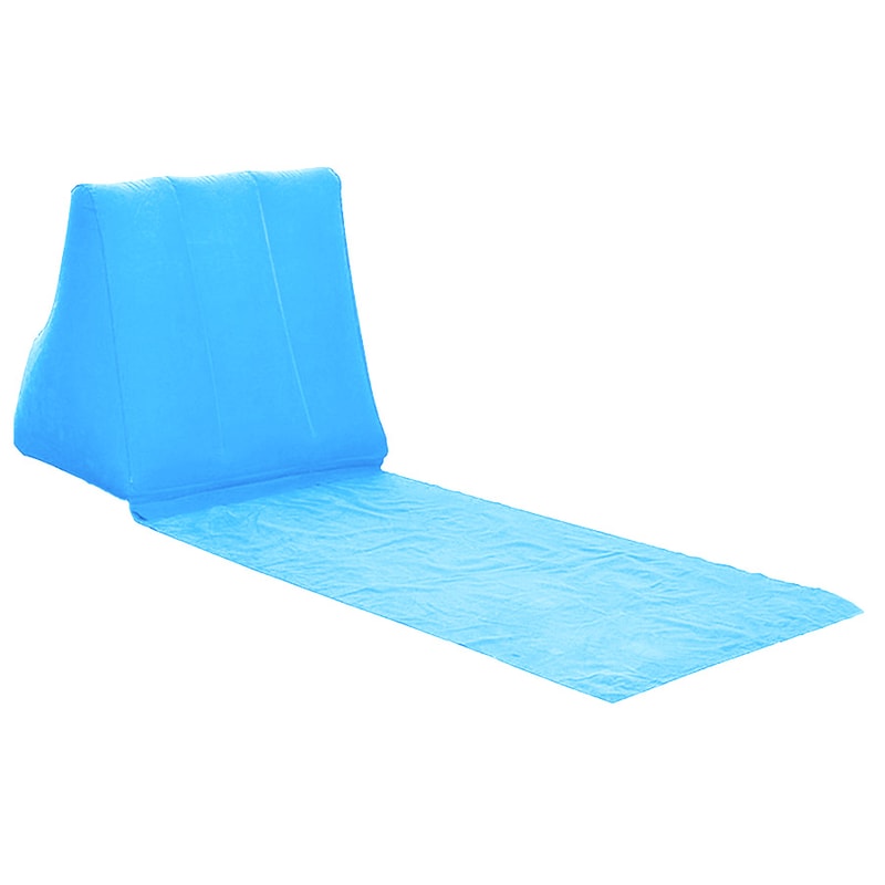 Ultimate Inflatable Beach Backrest & Triangular Lounger for Sunbathing and Camping