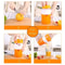 Large Caliber Manual Citrus Juicer & Portable Fruit Squeezer Cup