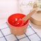 Reusable Cone Shaped Kids Ice Cream Bowl and Spoon Set for Parties and DIY Desserts
