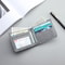 Slim Canvas Men Wallet with Multi Card Holder and Durable Tri Fold Design