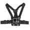 Adjustable Chest Mount Harness for Action Camera Hands-Free Immersive POV Video Recording