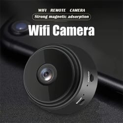 wireless wifi home security camera with night vision and magnetic mount