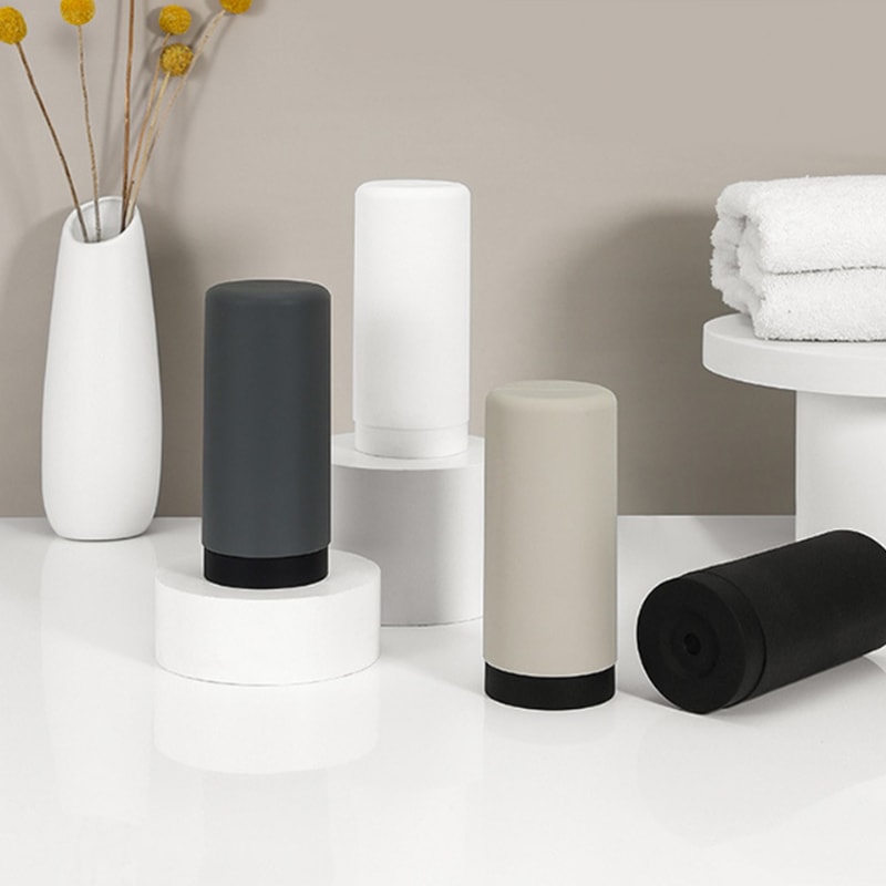 Refillable Silicone Soap Dispenser Squeeze Bottle for Kitchen Sink and Travel