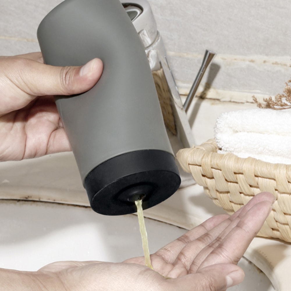 Refillable Silicone Soap Dispenser Squeeze Bottle for Kitchen Sink and Travel