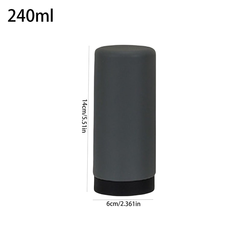 Refillable Silicone Soap Dispenser Squeeze Bottle for Kitchen Sink and Travel