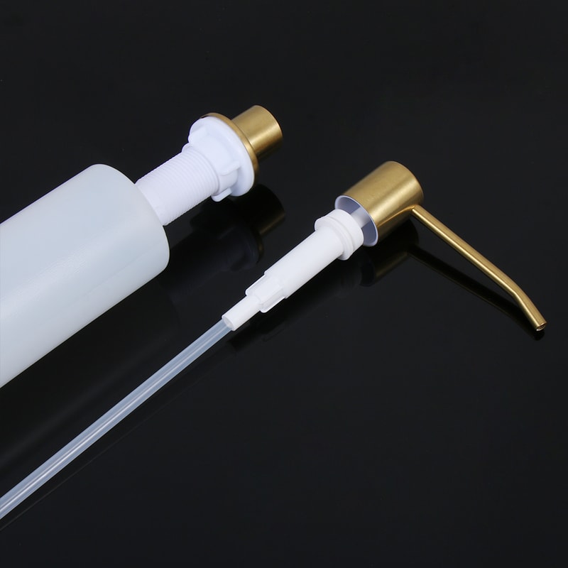 Stainless Steel Built in Kitchen Sink Soap Dispenser with Top Fill Design