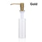 Stainless Steel Built in Kitchen Sink Soap Dispenser with Top Fill Design