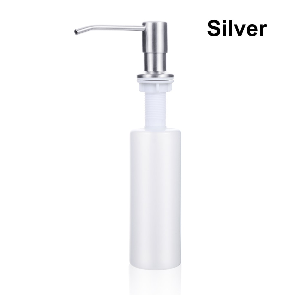 Stainless Steel Built in Kitchen Sink Soap Dispenser with Top Fill Design
