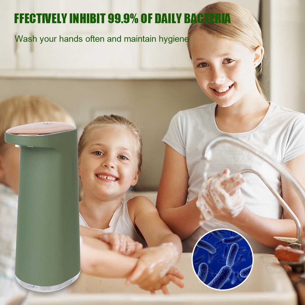 Touchless Automatic Foam Soap Dispenser USB Rechargeable Smart Sensor Pump