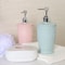 Vintage Carved Glass Soap Dispenser with Rustproof Pump for Elegant Bathroom Decor