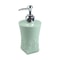 Vintage Carved Glass Soap Dispenser with Rustproof Pump for Elegant Bathroom Decor