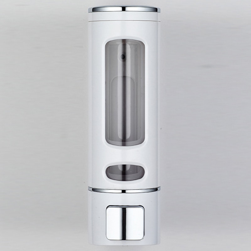 Wall Mounted Shower Dispenser Triple Pump For Shampoo Soap And Conditioner 6