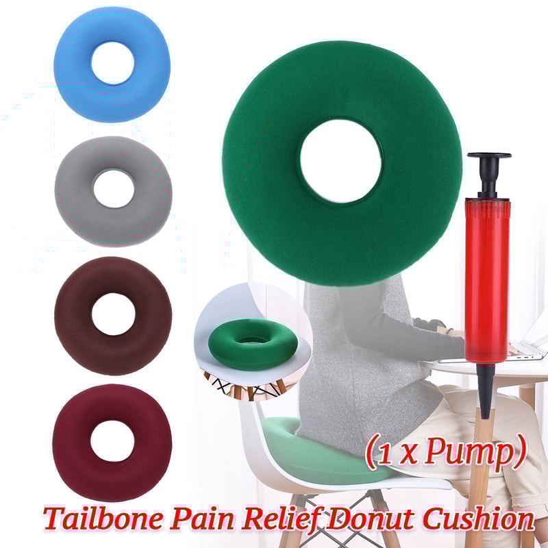 Orthopedic Donut Seat Cushion for Hemorrhoid and Tailbone Pain Relief