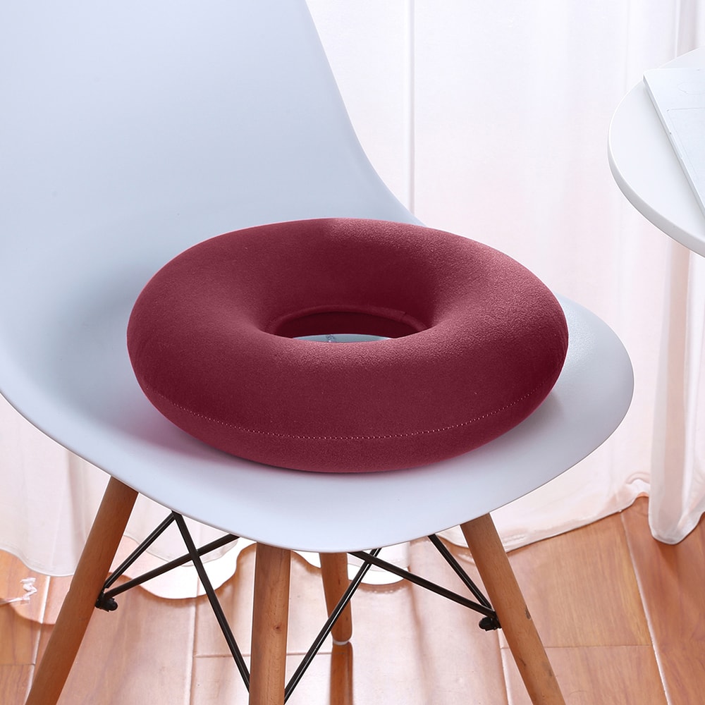 Orthopedic Donut Seat Cushion for Hemorrhoid and Tailbone Pain Relief