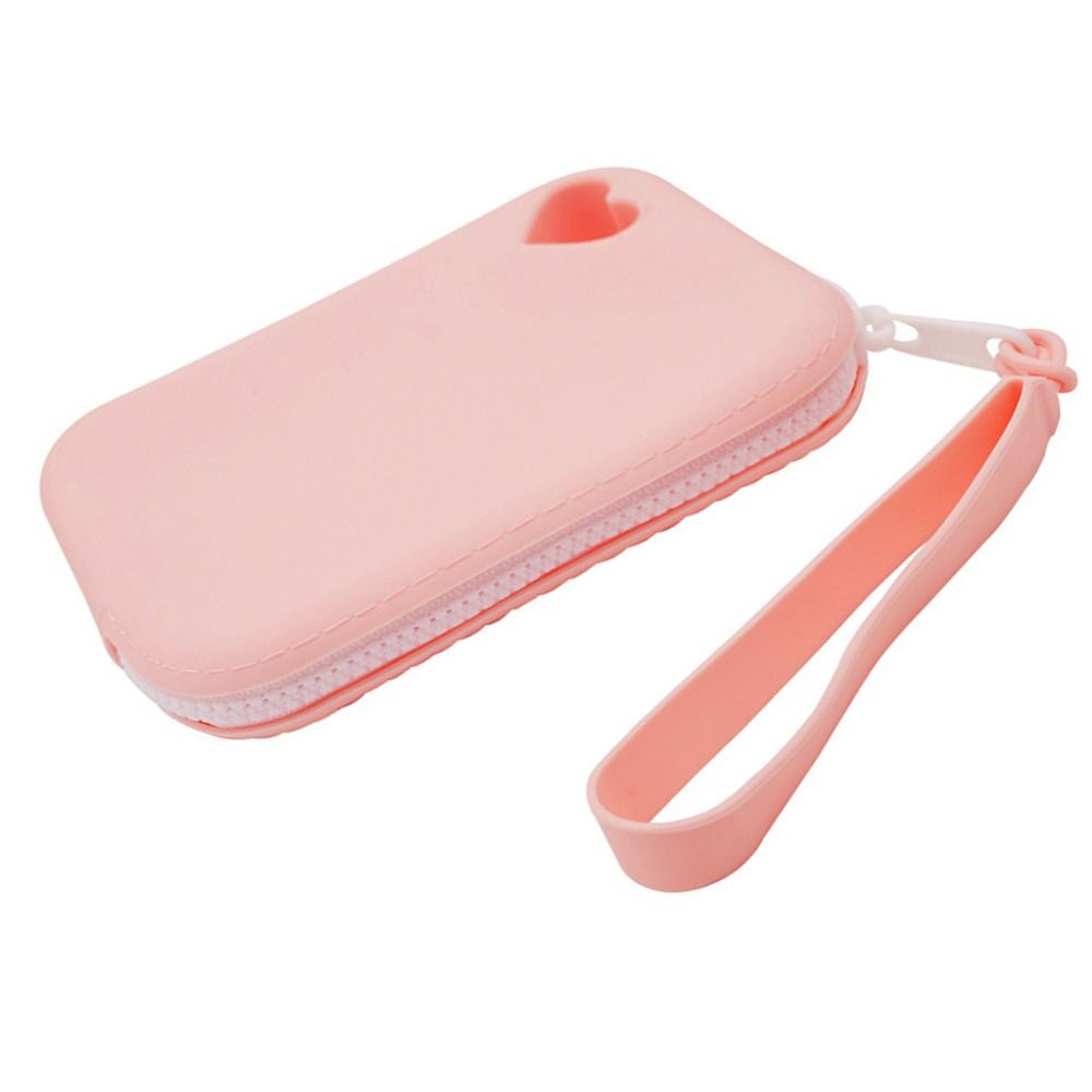 Waterproof Silicone Coin Purse Portable Earphone Storage Bag for Women
