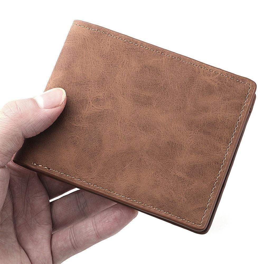 Premium Mens Bifold Wallet with Large Capacity Card Holder and Coin Pocket