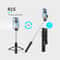 Portable Selfie Stick Tripod with Bluetooth Remote and Integrated LED Fill Light