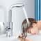Modern Bathroom Sink Faucet Hot and Cold Basin Mixer Tap