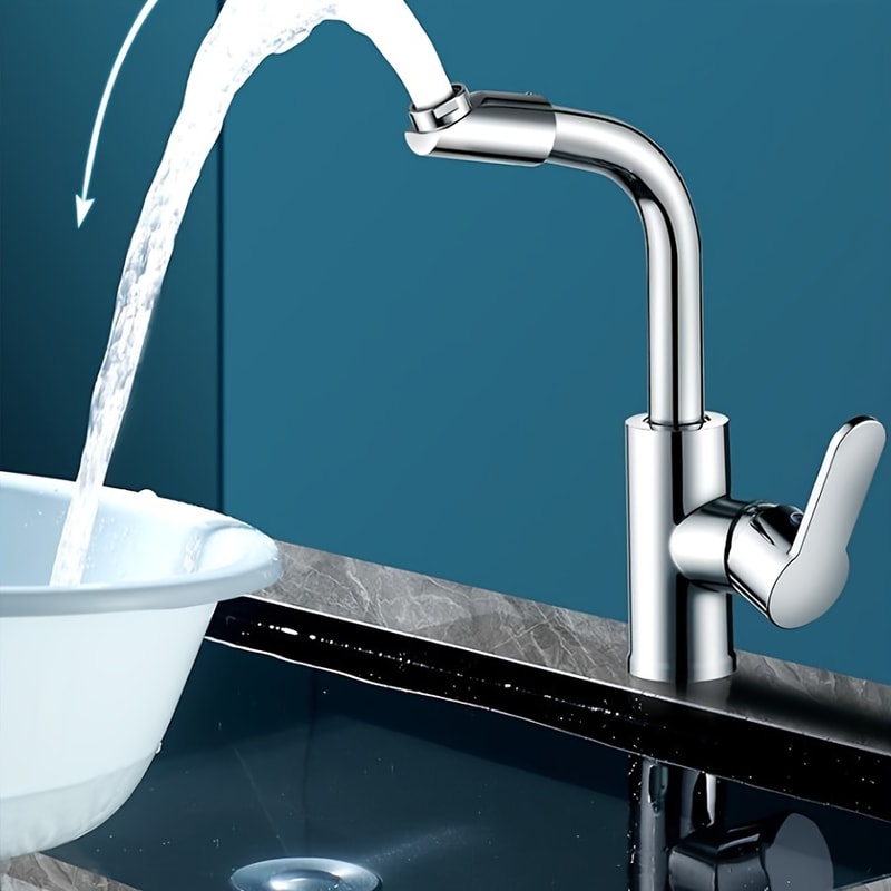 Modern Bathroom Sink Faucet Hot and Cold Basin Mixer Tap