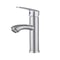 Silver Bathroom Sink Faucet Single Handle Hot And Cold Mixer Tap 3