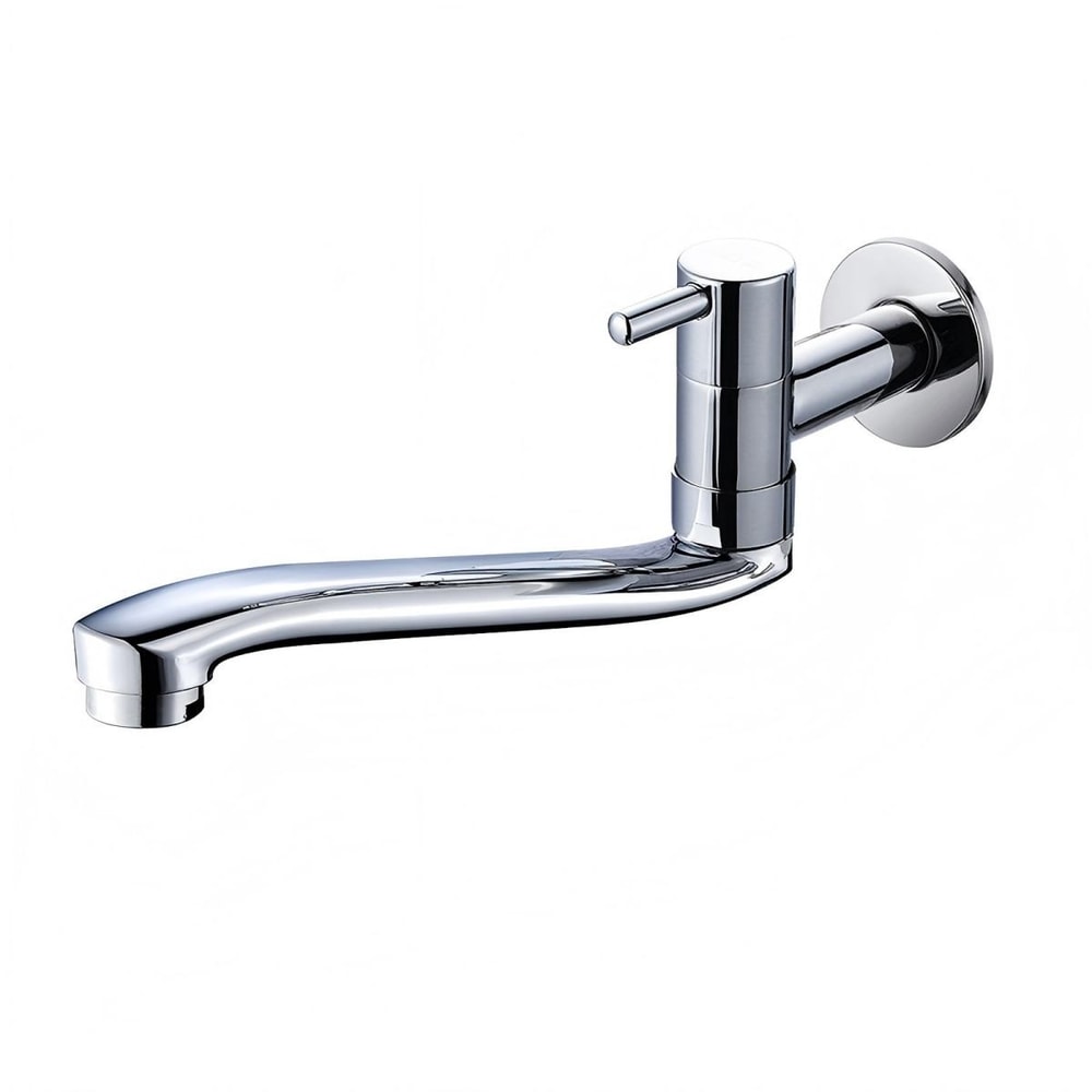 Space Saving Wall Mount Cold Water Faucet With Swing Spout 5