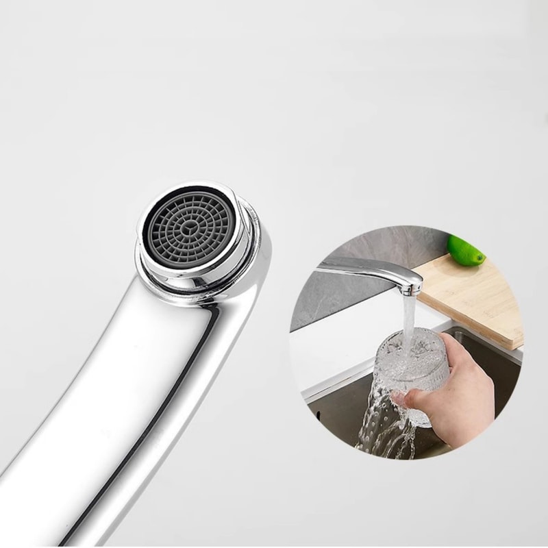 Space Saving Wall Mount Cold Water Faucet With Swing Spout 3