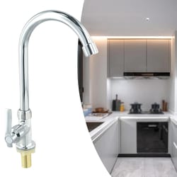 cold water faucet single hole swivel sink tap for kitchen bar bathroom