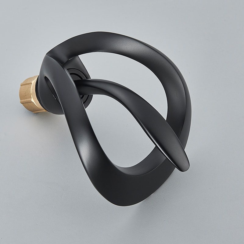 Solid Brass Waterfall Bathroom Faucet Single Handle Basin Mixer Tap 2