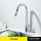 Luxury Gold Kitchen Sink Faucet With Pull Out Sprayer Single Handle Deck Mounted Kitchen Faucet 7