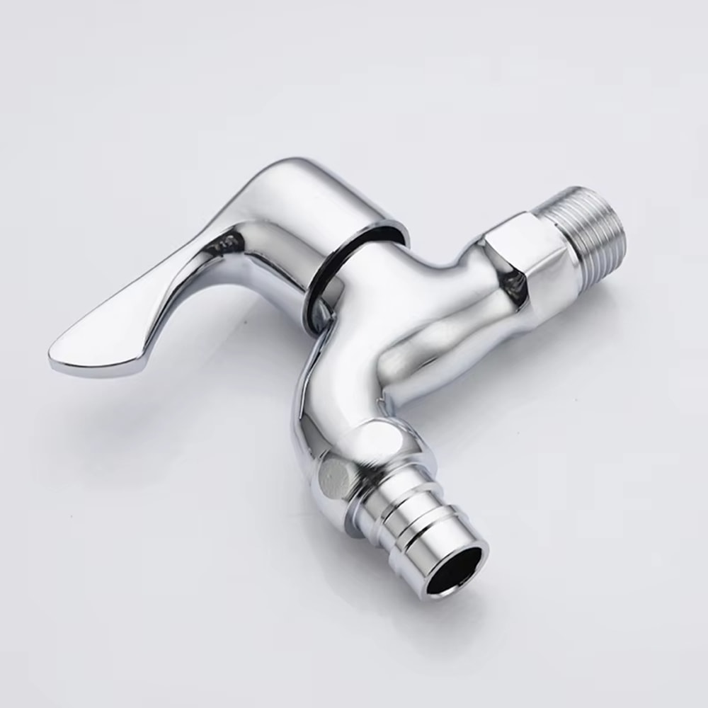 Solid Brass Washing Machine Faucet Wall Mount Garden Bibcock Tap
