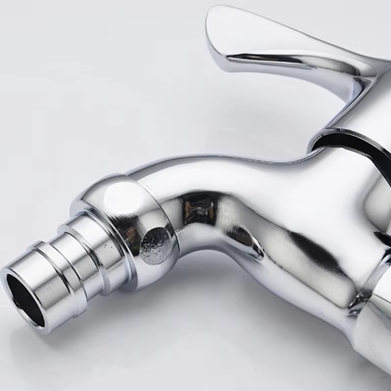 Solid Brass Washing Machine Faucet Wall Mount Garden Bibcock Tap