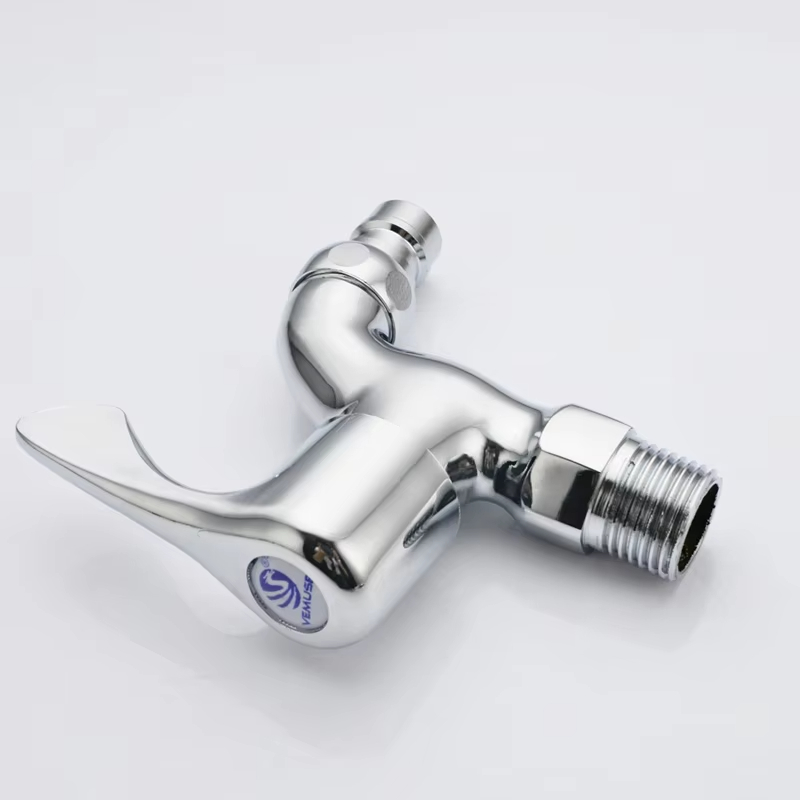 Solid Brass Washing Machine Faucet Wall Mount Garden Bibcock Tap