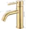 Brushed Gold Bathroom Sink Faucet Single Handle Hot and Cold Basin Mixer Tap