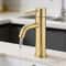 Brushed Gold Bathroom Sink Faucet Single Handle Hot and Cold Basin Mixer Tap
