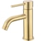 Brushed Gold Bathroom Sink Faucet Single Handle Hot and Cold Basin Mixer Tap
