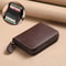 RFID Blocking Passport Wallet Zip Card Holder in PU Leather