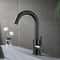 Modern Tall Vessel Sink Faucet In Black Or Silver Stainless Steel 0