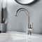 Stainless Steel Single Hole Bathroom Sink Faucet Modern Basin Mixer Tap 1