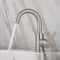 Stainless Steel Single Hole Bathroom Sink Faucet Modern Basin Mixer Tap 5