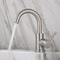 Stainless Steel Single Hole Bathroom Sink Faucet Modern Basin Mixer Tap 5