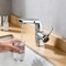 Smart LED Bathroom Sink Faucet with Temperature Display and Pull Out Sprayer