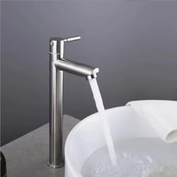 stainless steel single cold faucet for bathroom or utility sink