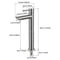 Stainless Steel Single Cold Faucet For Bathroom Or Utility Sink 3