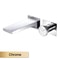 Wall Mounted Bathroom Faucet Single Handle Brass Chrome Basin Tap 5