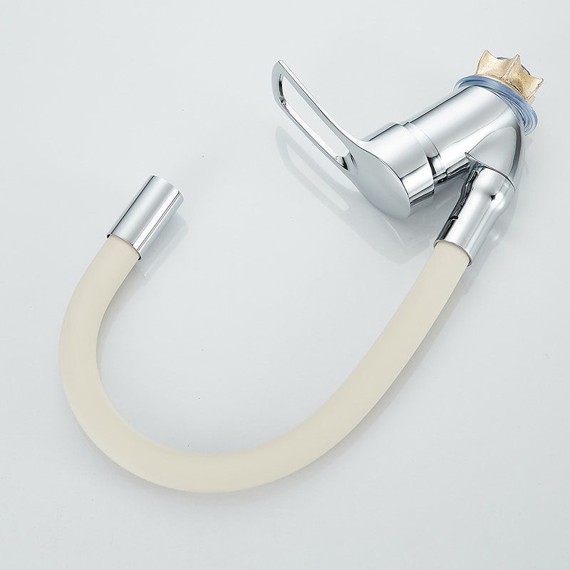 Stainless Steel Single Cold Kitchen Faucet Quick Open Sink Tap 3