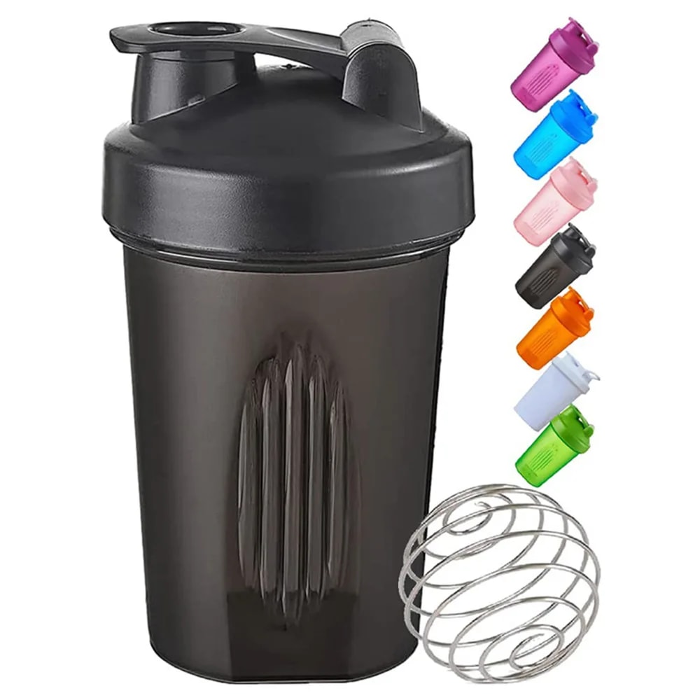 Portable Protein Shaker Bottle for Gym and On the Go Mixing