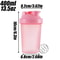 Portable Protein Shaker Bottle for Gym and On the Go Mixing