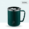 Stainless Steel Thermos Mug with Handle Leak Proof Insulated Coffee Cup
