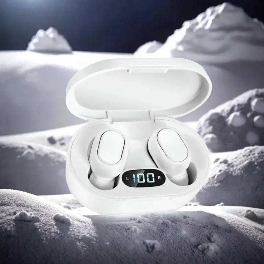 LED Display Wireless Earbuds with Mic Bluetooth TWS Headphones
