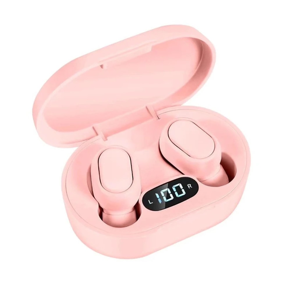 LED Display Wireless Earbuds with Mic Bluetooth TWS Headphones